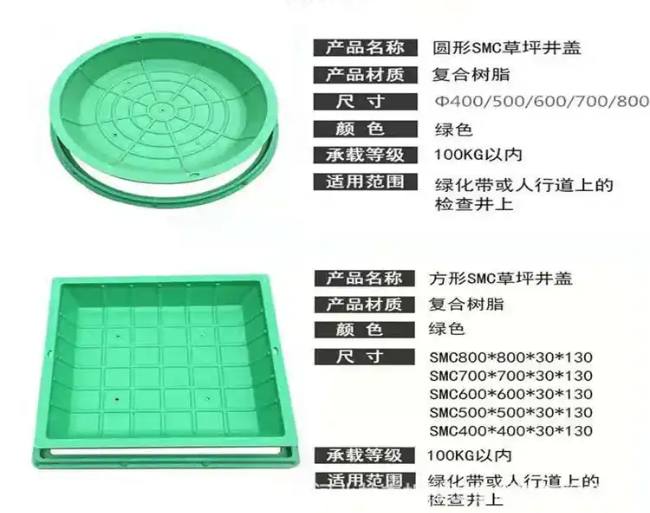 左权树脂复合种植井盖展示